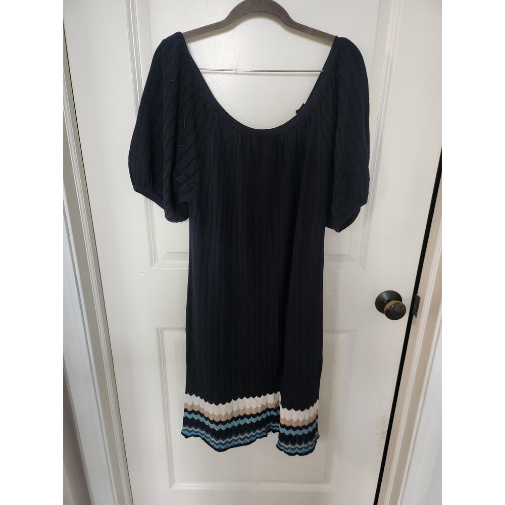 Adrianna Pappell Chevron Knit Dress - Size XL